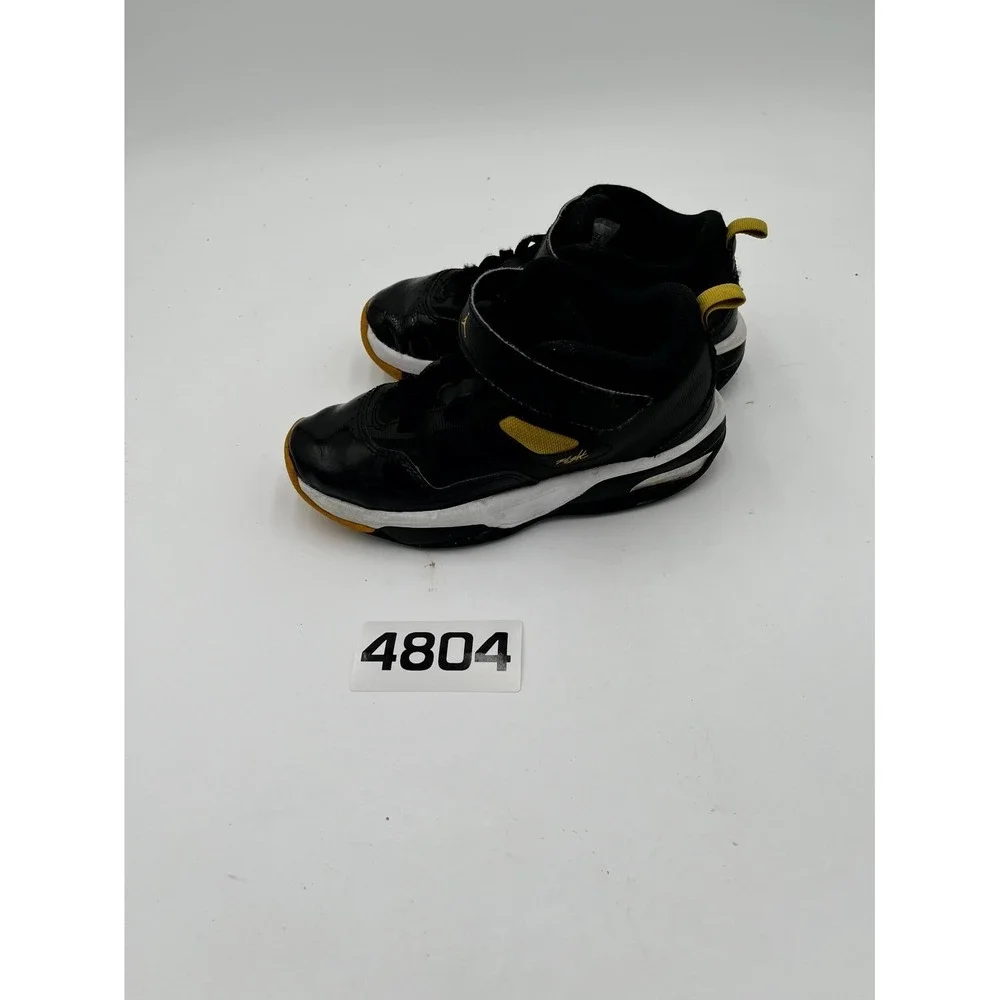 Nike Air Jordan Stay Loyal 3 Youth 1Y Basketball Shoe Black Yellow Ochre Sneaker